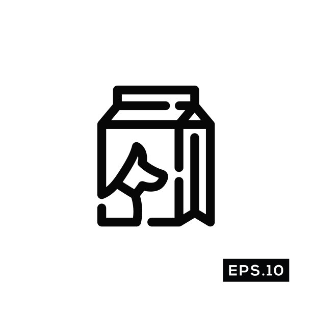 宠物护理线图标宠物健康图标模板图片下载