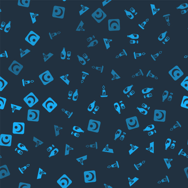 穆斯林男子祈祷用玻璃酒瓶图片下载