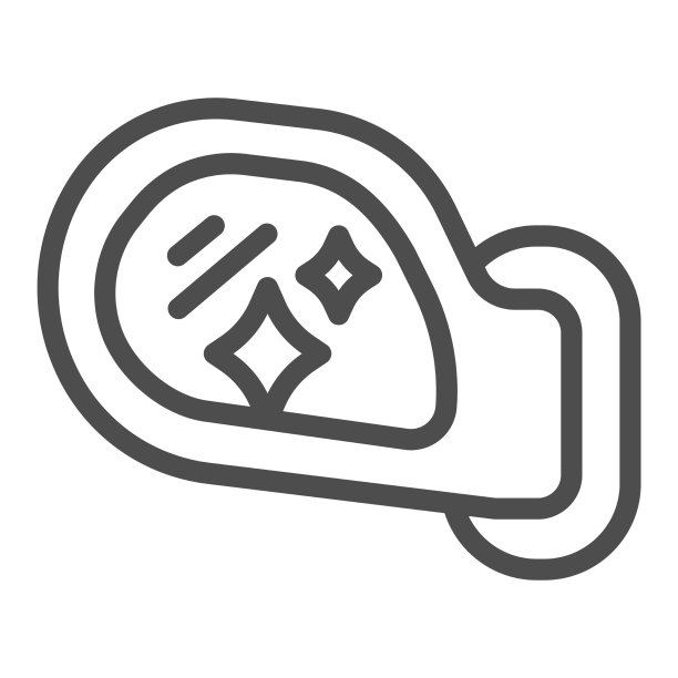清洁汽车镜线图标洗车概念图片下载
