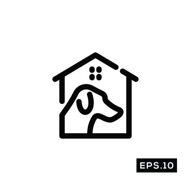 宠物护理线图标宠物健康图标模板图片下载