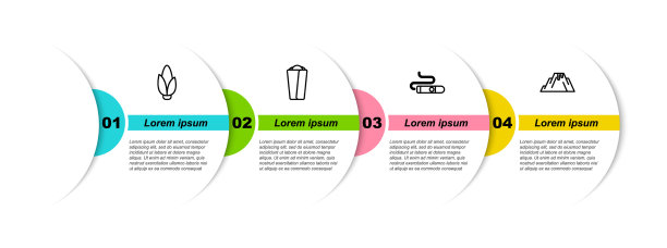 设线玉米卷饼雪茄和火山爆发图片下载
