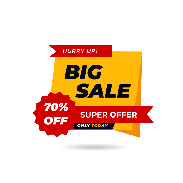 促销横幅模板设计大促销特卖图片下载