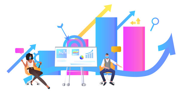 戴着面具的商人在赚钱图片下载