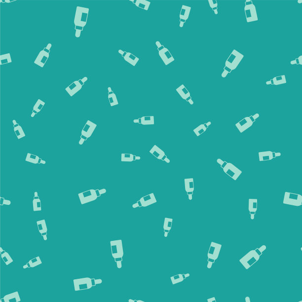 绿色精油瓶图标隔离无缝图片下载