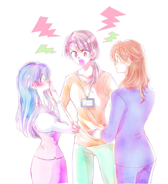 关系恶化的女性员工图片下载