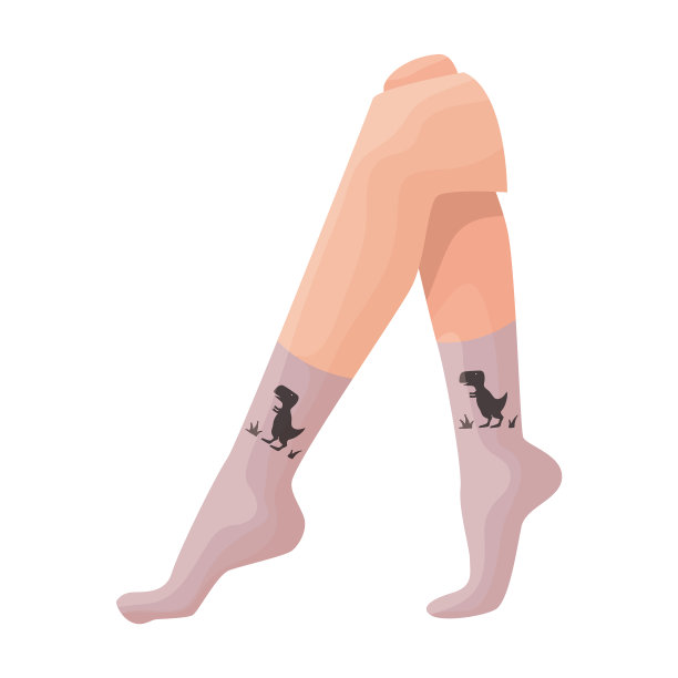 女人袜子图标卡通图标图片下载