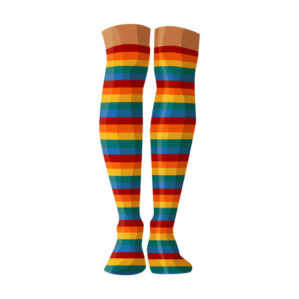 女人袜子图标卡通图标图片下载