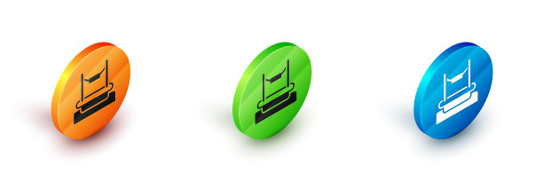 等距蹦极弹簧床吸引金属图片下载