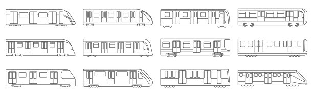白色的地铁列车图片下载