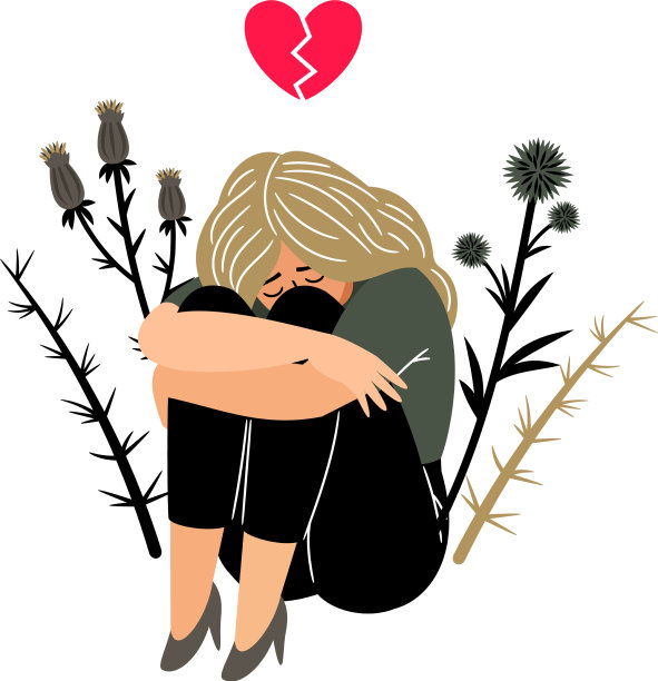 哭着伤心的女孩图片下载