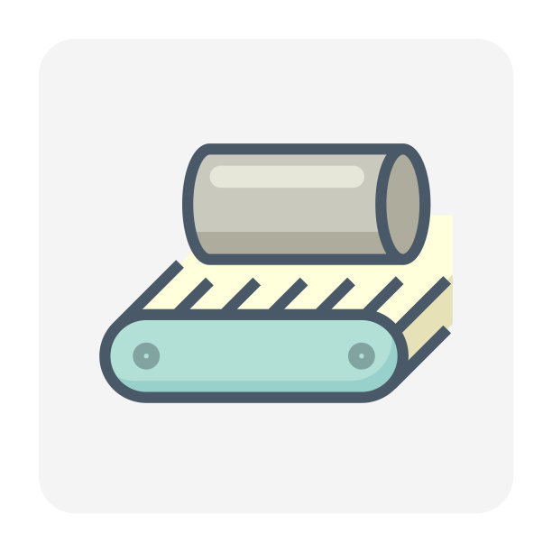 冶金或冶金生产行业矢量图标。64x64像素完美和可编辑的线描边。图片下载