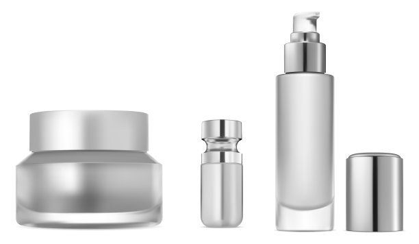 化妆品血清瓶设置胶原蛋白精华即可图片下载