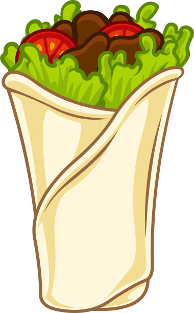 卡通玉米煎饼或烤肉串图片下载