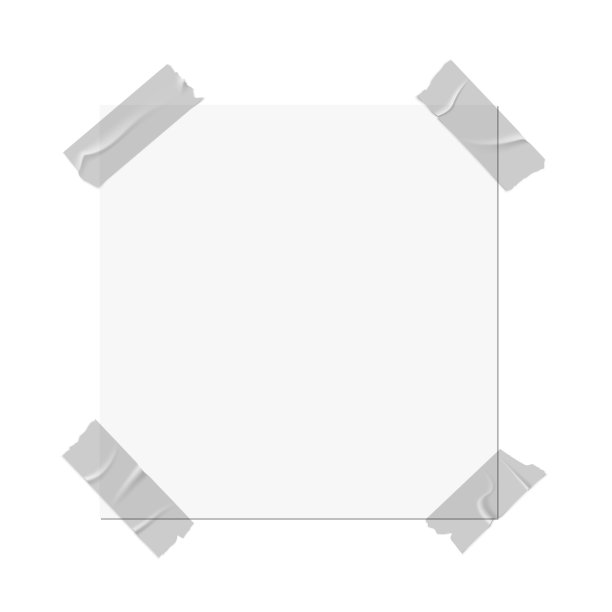 胶带粘在纸方卡上用图片下载