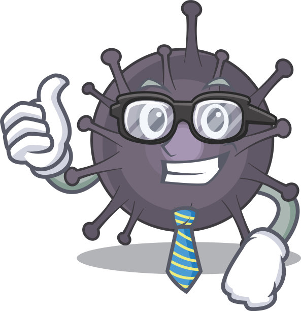 戴着眼镜和领带的沙门氏菌商人图片下载