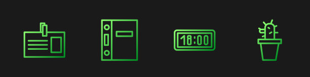 设置线路数字闹钟标识牌图片下载