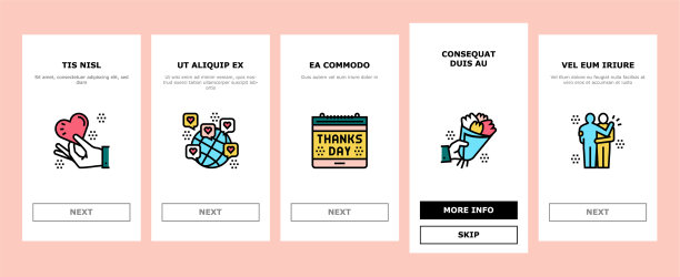 感谢您的日假日登上图标集图片下载