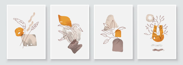 画墙画，家居装饰，现代图片下载