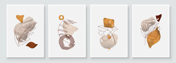 画墙画，家居装饰，现代图片下载