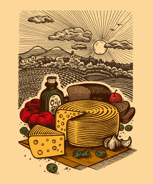 奶酪静物图片下载