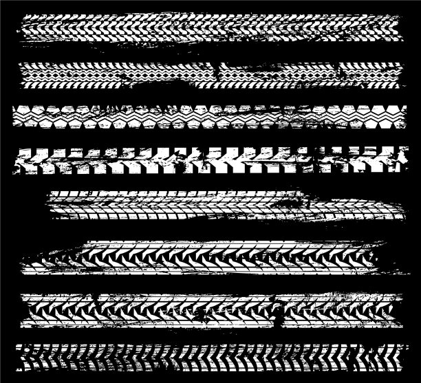 轮胎印摩托车车轮上的轮胎印图片下载