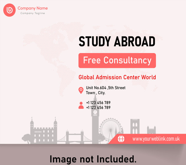 留学教育海报横幅图片下载