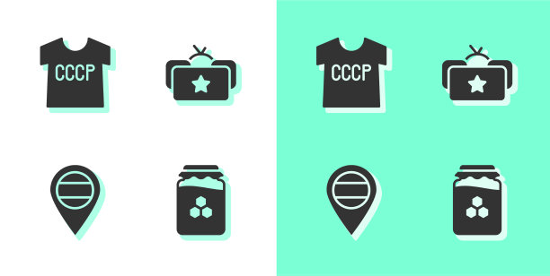 设置罐子蜂蜜苏联t恤位置俄罗斯图片下载