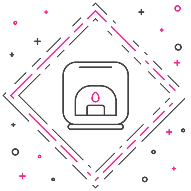 线香薰灯图标孤立在白色背景上图片下载