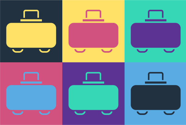 波普艺术武器箱用于储存和运输图片下载