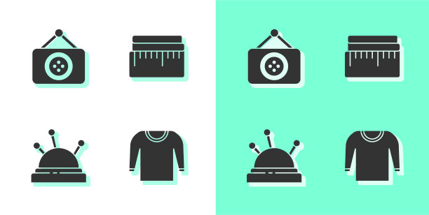 套毛衣裁缝店的针床和针床图片下载