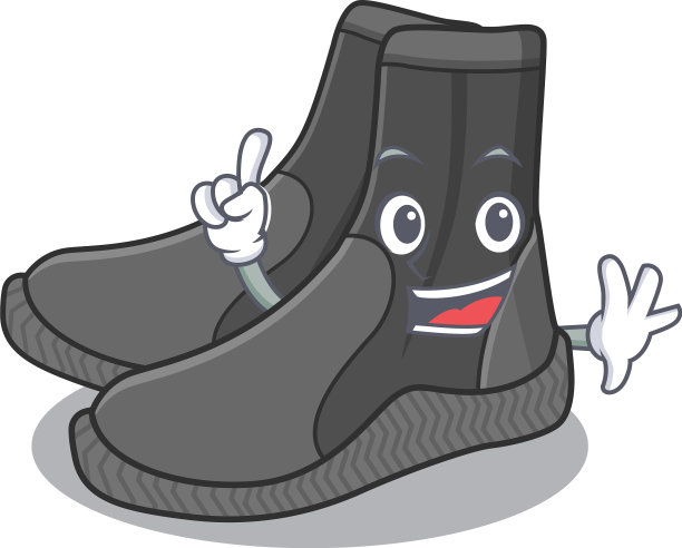 潜水靴漫画设计风格与一图片下载