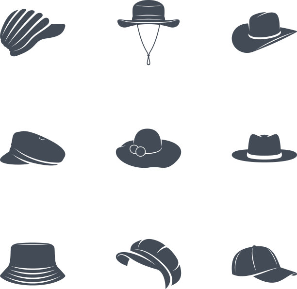 集帽子标志设计创意帽子标志设计图片下载