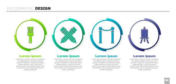 设置油漆刷交叉铅笔与橡皮擦图片下载