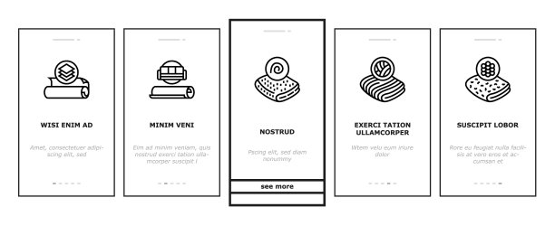 服装商店出售的标志集图片下载