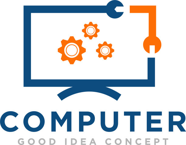 计算机技术标志图标设计图片下载