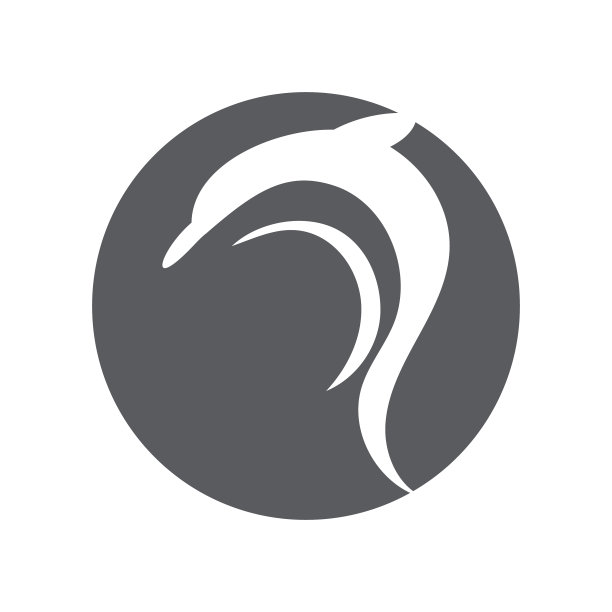 海豚标志模板海豚跳跃标志图片下载