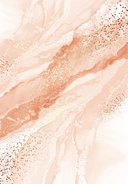 极简主义橙色大理石帆布抽象画图片下载