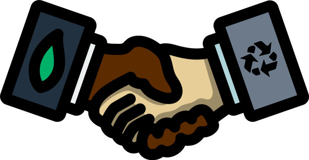 生态握手图标图片下载