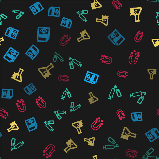 设置行纸页与眼睛医疗注射器和图片下载