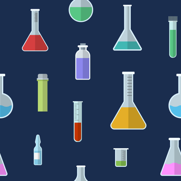 无缝模式与小瓶，试管安瓿图片下载