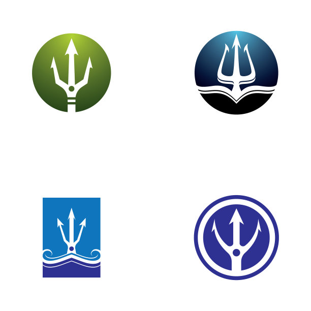 三叉戟标志模板图标图片下载