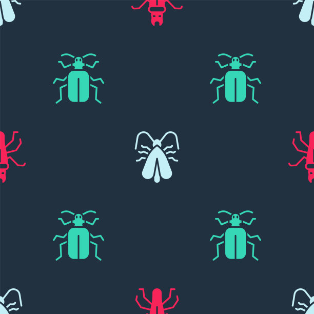 穿上白蚁衣蛾和金龟子甲虫图片下载