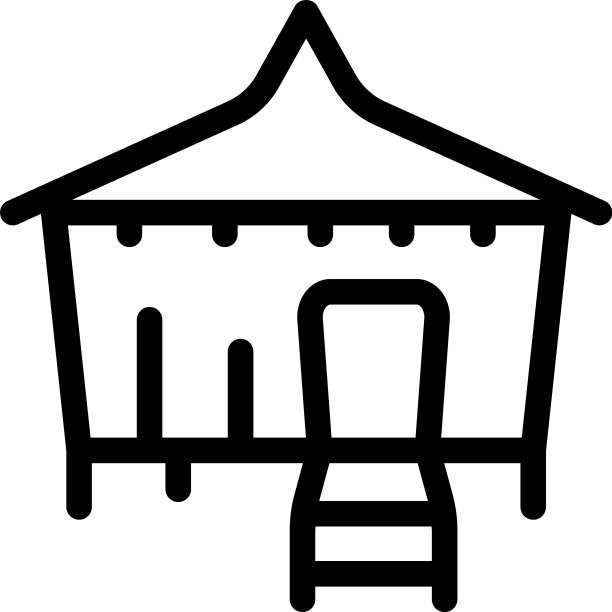 海滩小屋图片下载
