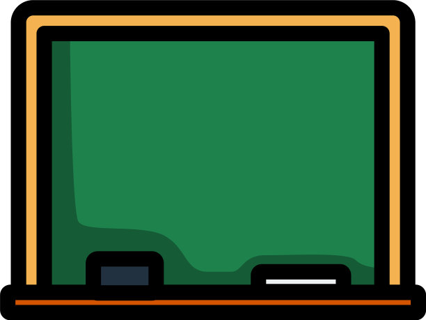 图标教室黑板上图片下载