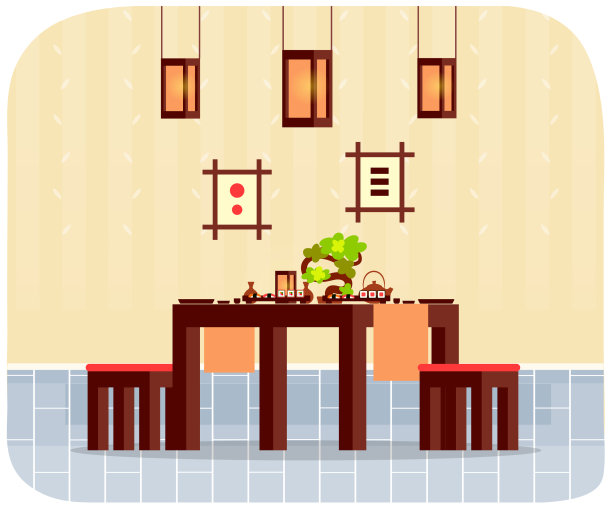 餐桌上有日本菜和菜肴图片下载