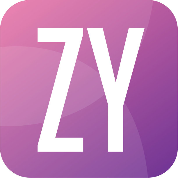 Zy字母标志设计风格简约图片下载