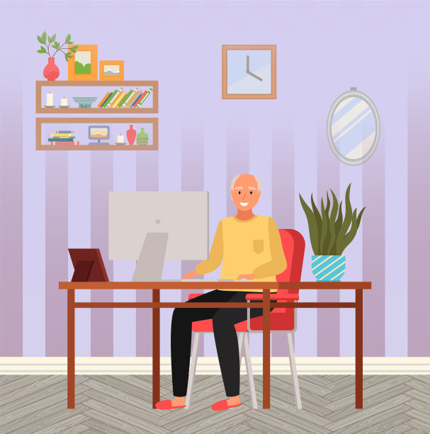 老年人和老年人一起玩电子游戏图片下载