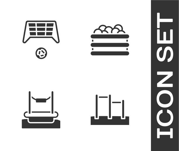 用弹跳球设置单杠足球球门图片下载