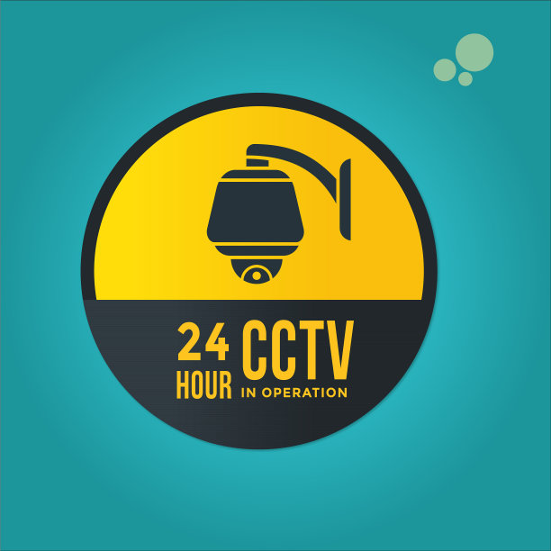 监控摄像头闭路电视线性图标设置图片下载