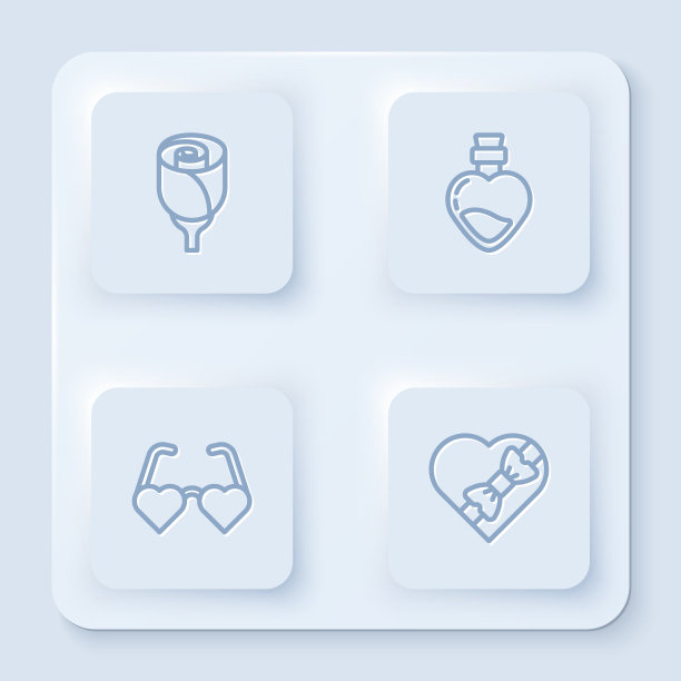 集线花玫瑰瓶与爱情药水图片下载